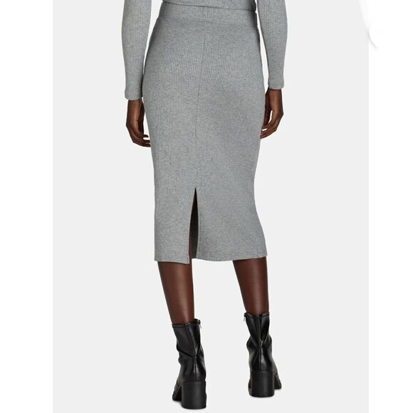 Women’s Soft Stretch Ribbed Midi Skirt Size XXXL - Picture 5 of 6